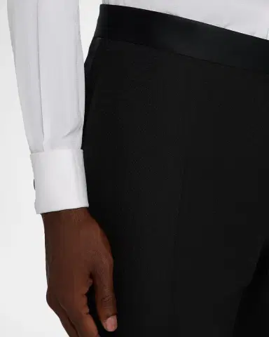Canali Men's Textured Wool Peak Lapel Suit | Thumbnail 8 Canali Men's Textured Wool Peak Lapel Suit | Thumbnail 8