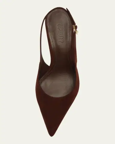 Schutz Alicia Suede Slingback Pumps | Thumbnail 4 Schutz Alicia Suede Slingback Pumps | Thumbnail 4