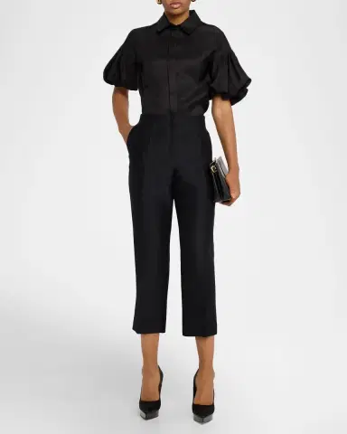 Dice Kayek Signature Silk Twill Shirt | Thumbnail 2 Dice Kayek Signature Silk Twill Shirt | Thumbnail 2