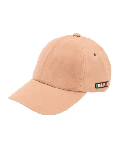 Paul Smith Men's Suede Signature Stripe Applique Baseball Cap | Thumbnail 2 Paul Smith Men's Suede Signature Stripe Applique Baseball Cap | Thumbnail 2