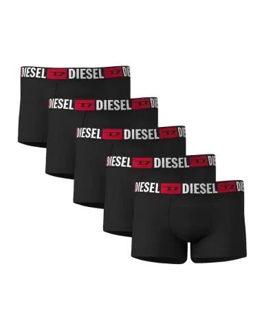 Diesel Men's UMBX-Damien 5-Pack Stretch Cotton Trunks | Thumbnail 1 Diesel Men's UMBX-Damien 5-Pack Stretch Cotton Trunks | Thumbnail 1