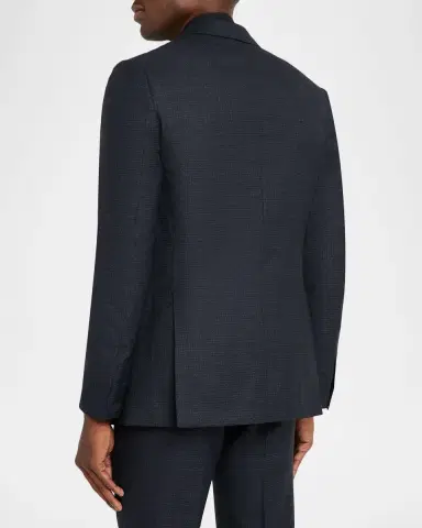 Brioni Men's Wool Micro-Plaid Two-Piece Suit | Thumbnail 5 Brioni Men's Wool Micro-Plaid Two-Piece Suit | Thumbnail 5