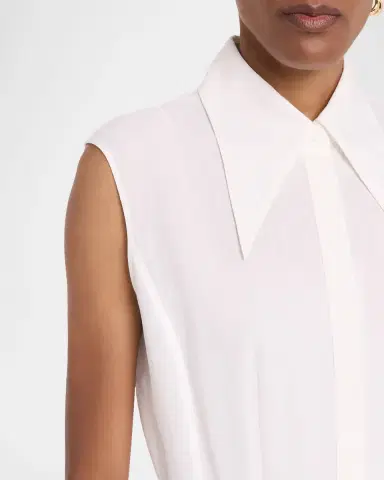 Gabriela Hearst Durand Sleeveless Belted Linen Midi Shirtdress | Thumbnail 5 Gabriela Hearst Durand Sleeveless Belted Linen Midi Shirtdress | Thumbnail 5
