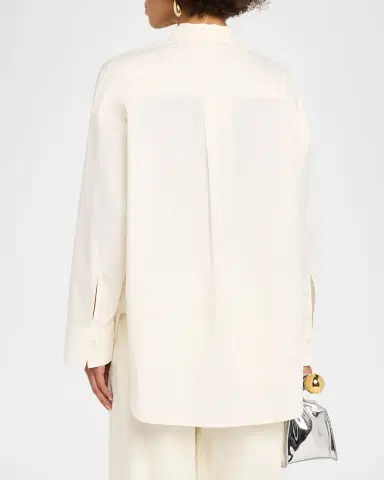 By Malene Birger Derris Oversized Organic Cotton Shirt | Thumbnail 3 By Malene Birger Derris Oversized Organic Cotton Shirt | Thumbnail 3