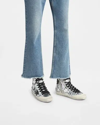 Golden Goose Francy Sequined High-Top Sneakers | Thumbnail 2 Golden Goose Francy Sequined High-Top Sneakers | Thumbnail 2