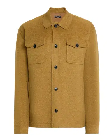 Kiton Men's Wool and Cashmere Two-Pocket Overshirt | Thumbnail 1 Kiton Men's Wool and Cashmere Two-Pocket Overshirt | Thumbnail 1