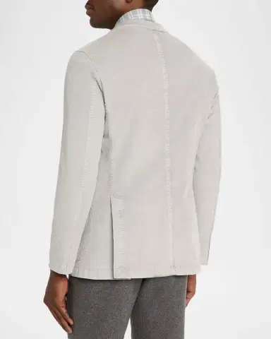 Boglioli Men's Corduroy Two-Button Jacket | Thumbnail 3 Boglioli Men's Corduroy Two-Button Jacket | Thumbnail 3