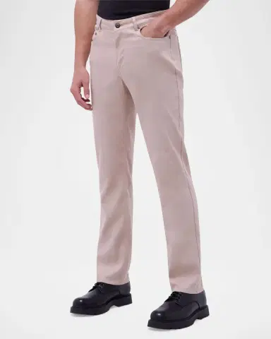 Bugatchi Men 's Linen-Cotton Stretch Pants | Thumbnail 2 Bugatchi Men 's Linen-Cotton Stretch Pants | Thumbnail 2