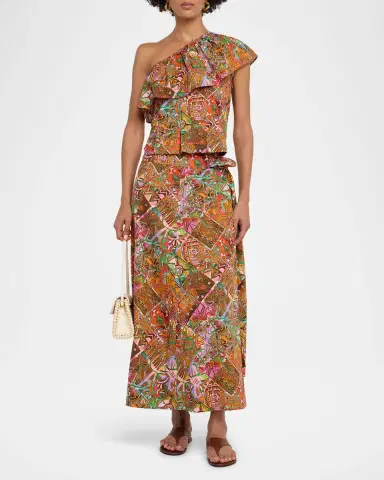 Marie Oliver Tahiti Estine Wrap Skirt | Thumbnail 2 Marie Oliver Tahiti Estine Wrap Skirt | Thumbnail 2