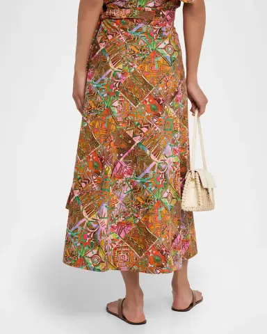 Marie Oliver Tahiti Estine Wrap Skirt | Thumbnail 3 Marie Oliver Tahiti Estine Wrap Skirt | Thumbnail 3