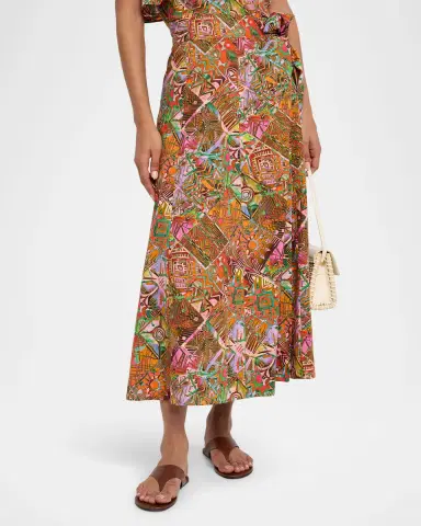 Marie Oliver Tahiti Estine Wrap Skirt | Thumbnail 4 Marie Oliver Tahiti Estine Wrap Skirt | Thumbnail 4
