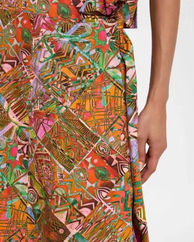 Marie Oliver Tahiti Estine Wrap Skirt | Thumbnail 5 Marie Oliver Tahiti Estine Wrap Skirt | Thumbnail 5