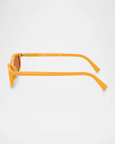 Miu Miu MU A06S Acetate Oval Sunglasses | Thumbnail 2 Miu Miu MU A06S Acetate Oval Sunglasses | Thumbnail 2