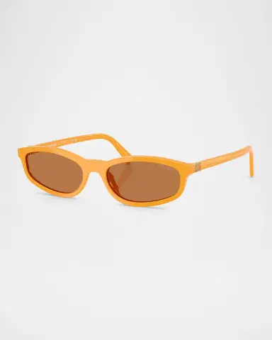 Miu Miu MU A06S Acetate Oval Sunglasses | Thumbnail 3 Miu Miu MU A06S Acetate Oval Sunglasses | Thumbnail 3