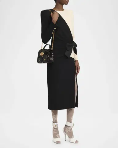 Valentino Garavani VSling Mini Sequin-Embellished Top-Handle Bag | Thumbnail 5 Valentino Garavani VSling Mini Sequin-Embellished Top-Handle Bag | Thumbnail 5