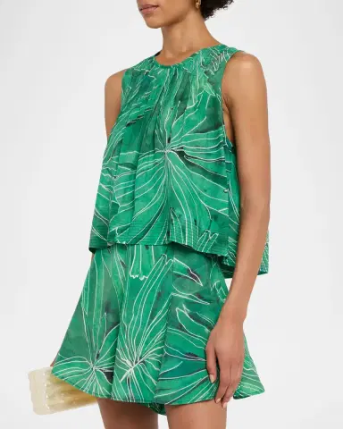 Marie Oliver Letta Pleated Tank Top | Thumbnail 4 Marie Oliver Letta Pleated Tank Top | Thumbnail 4