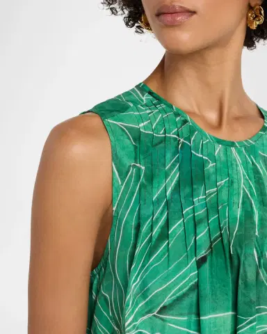 Marie Oliver Letta Pleated Tank Top | Thumbnail 5 Marie Oliver Letta Pleated Tank Top | Thumbnail 5