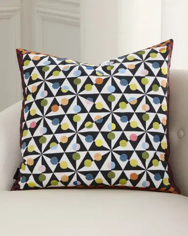 Christian Lacroix Mila Embroidered Pillow, 20" Square | Thumbnail 1 Christian Lacroix Mila Embroidered Pillow, 20" Square | Thumbnail 1