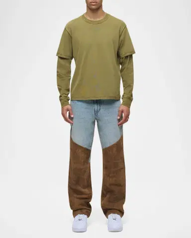 Hudson Men 's Hybrid Long-Sleeve T-Shirt | Thumbnail 2 Hudson Men 's Hybrid Long-Sleeve T-Shirt | Thumbnail 2