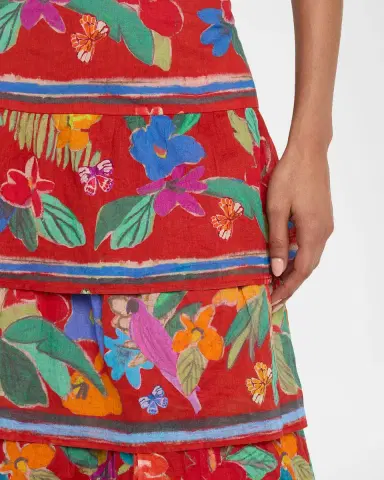 Marie Oliver Christie Tiered Maxi Skirt | Thumbnail 5 Marie Oliver Christie Tiered Maxi Skirt | Thumbnail 5