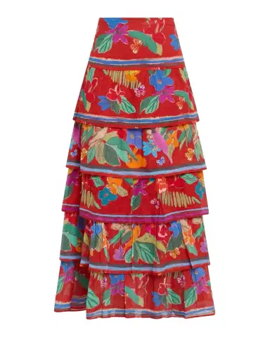 Marie Oliver Christie Tiered Maxi Skirt | Thumbnail 1 Marie Oliver Christie Tiered Maxi Skirt | Thumbnail 1
