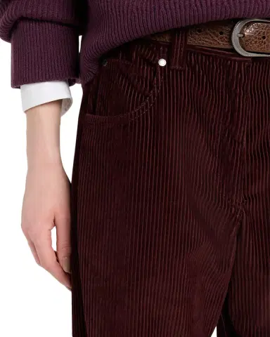 Brunello Cucinelli Cotton Corduroy Straight-Leg Pants | Thumbnail 4 Brunello Cucinelli Cotton Corduroy Straight-Leg Pants | Thumbnail 4