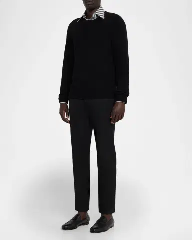 Tom Ford Men's Gigi Leather Twisted-Band Penny Loafers | Thumbnail 3 Tom Ford Men's Gigi Leather Twisted-Band Penny Loafers | Thumbnail 3