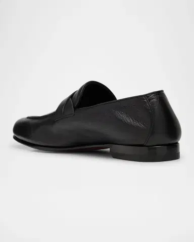 Tom Ford Men's Gigi Leather Twisted-Band Penny Loafers | Thumbnail 4 Tom Ford Men's Gigi Leather Twisted-Band Penny Loafers | Thumbnail 4