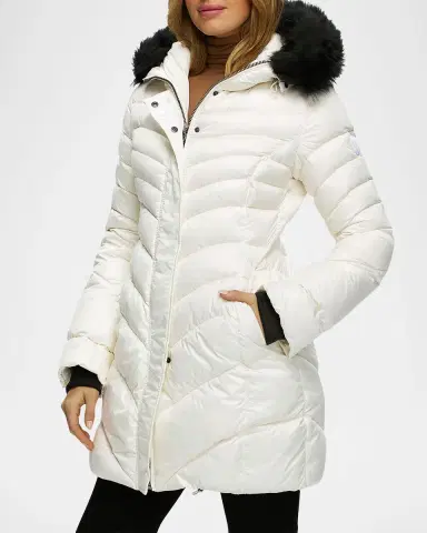 Gorski Apres-Ski Jacket With Detachable Toscana Lamb Shearling Hood Trim | Thumbnail 3 Gorski Apres-Ski Jacket With Detachable Toscana Lamb Shearling Hood Trim | Thumbnail 3