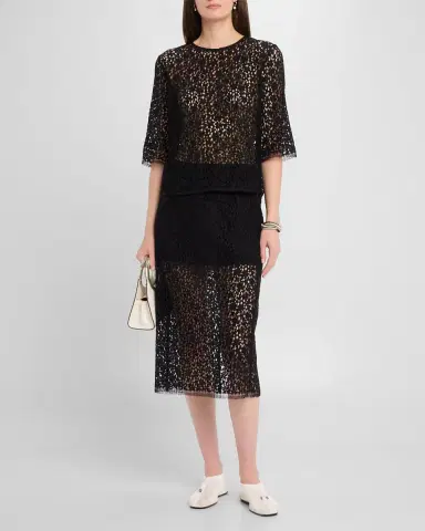 Maria McManus Lace Short-Sleeve T-Shirt | Thumbnail 2 Maria McManus Lace Short-Sleeve T-Shirt | Thumbnail 2