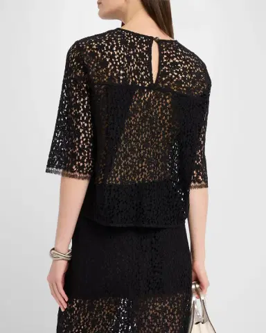 Maria McManus Lace Short-Sleeve T-Shirt | Thumbnail 3 Maria McManus Lace Short-Sleeve T-Shirt | Thumbnail 3