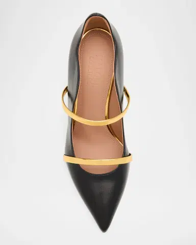 Malone Souliers Maureen Nappa Leather Double-Strap Pumps | Thumbnail 6 Malone Souliers Maureen Nappa Leather Double-Strap Pumps | Thumbnail 6