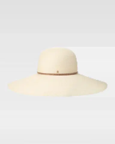 Maison Michel Blanche Brisa Capeline Hat | Thumbnail 2 Maison Michel Blanche Brisa Capeline Hat | Thumbnail 2