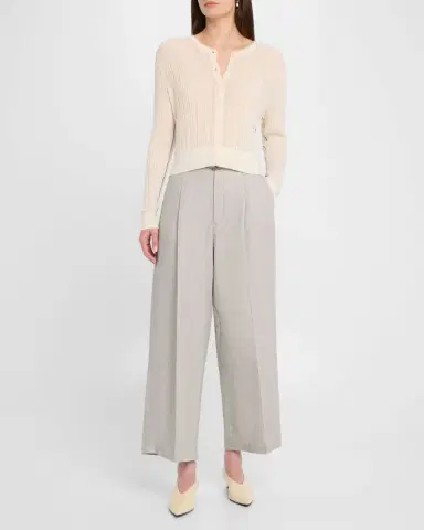 Maria McManus Pointelle Knit Petite Cardigan | Thumbnail 2 Maria McManus Pointelle Knit Petite Cardigan | Thumbnail 2