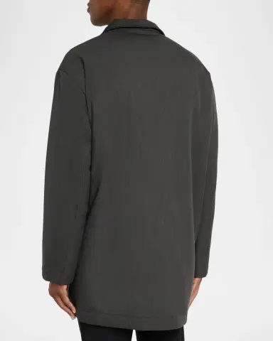 Emporio Armani Men's Lightweight Down Car Coat | Thumbnail 2 Emporio Armani Men's Lightweight Down Car Coat | Thumbnail 2