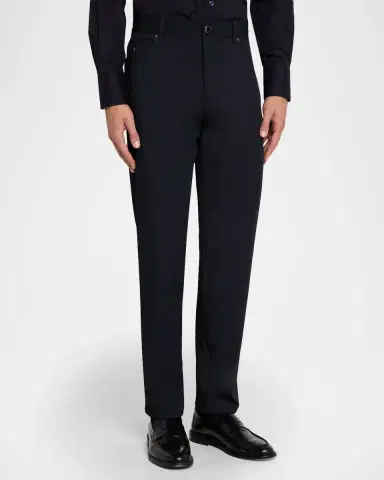 Emporio Armani Men's Nylon Technical Stretch Five-Pocket Pants | Thumbnail 3 Emporio Armani Men's Nylon Technical Stretch Five-Pocket Pants | Thumbnail 3