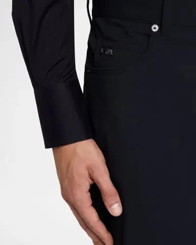 Emporio Armani Men's Nylon Technical Stretch Five-Pocket Pants | Thumbnail 4 Emporio Armani Men's Nylon Technical Stretch Five-Pocket Pants | Thumbnail 4