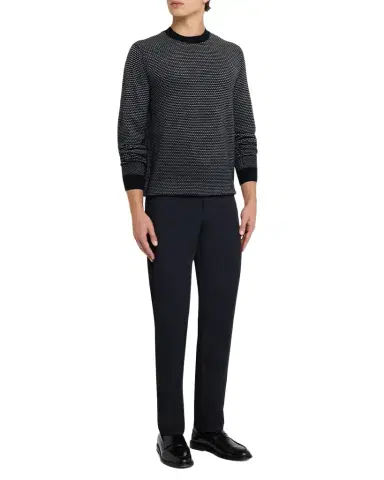 Emporio Armani Men's Nylon Technical Stretch Five-Pocket Pants | Thumbnail 1 Emporio Armani Men's Nylon Technical Stretch Five-Pocket Pants | Thumbnail 1
