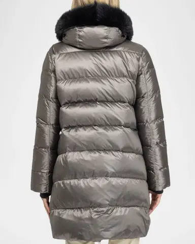 Gorski Apres-Ski Jacket With Detachable Toscana Lamb Hood Trim | Thumbnail 2 Gorski Apres-Ski Jacket With Detachable Toscana Lamb Hood Trim | Thumbnail 2