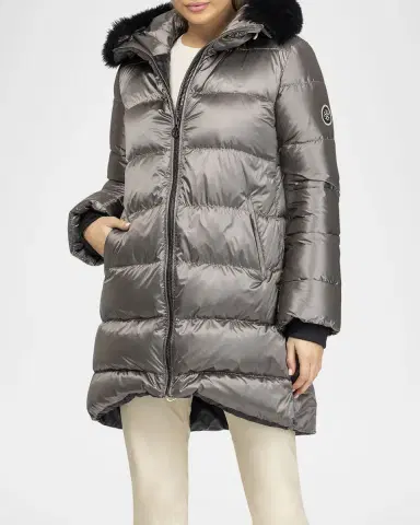 Gorski Apres-Ski Jacket With Detachable Toscana Lamb Hood Trim | Thumbnail 4 Gorski Apres-Ski Jacket With Detachable Toscana Lamb Hood Trim | Thumbnail 4