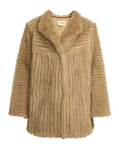 Valentino Garavani Fluted Sheep Shearling Coat | Thumbnail 1 Valentino Garavani Fluted Sheep Shearling Coat | Thumbnail 1