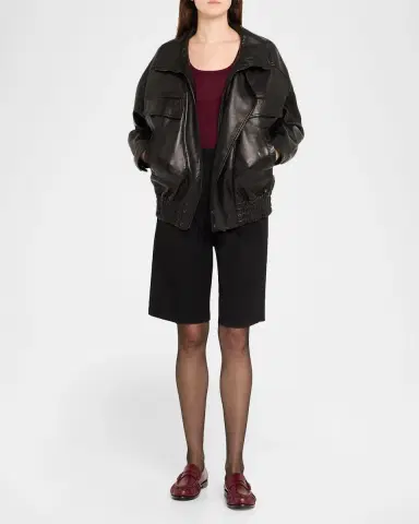 Saint Laurent Le Leather YSL Penny Loafers | Thumbnail 3 Saint Laurent Le Leather YSL Penny Loafers | Thumbnail 3