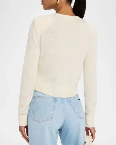 Sablyn Emilia Shoulder-Pad Cashmere Cardigan | Thumbnail 3 Sablyn Emilia Shoulder-Pad Cashmere Cardigan | Thumbnail 3