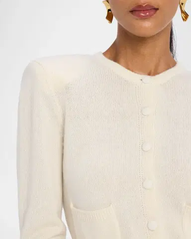 Sablyn Emilia Shoulder-Pad Cashmere Cardigan | Thumbnail 5 Sablyn Emilia Shoulder-Pad Cashmere Cardigan | Thumbnail 5