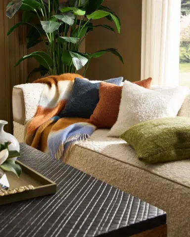 Mantas Ezcaray Matisse Mohair & Wool Throw, 51" x 79" | Thumbnail 3 Mantas Ezcaray Matisse Mohair & Wool Throw, 51" x 79" | Thumbnail 3