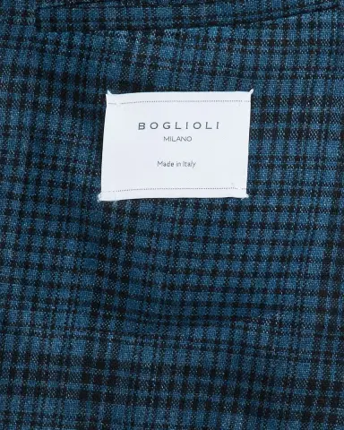 Boglioli Men's Plaid Wool-Blend Two-Button Blazer | Thumbnail 6 Boglioli Men's Plaid Wool-Blend Two-Button Blazer | Thumbnail 6