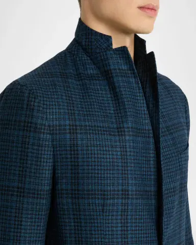 Boglioli Men's Plaid Wool-Blend Two-Button Blazer | Thumbnail 7 Boglioli Men's Plaid Wool-Blend Two-Button Blazer | Thumbnail 7