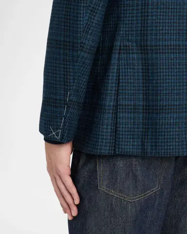 Boglioli Men's Plaid Wool-Blend Two-Button Blazer | Thumbnail 8 Boglioli Men's Plaid Wool-Blend Two-Button Blazer | Thumbnail 8