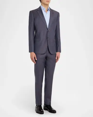 Emporio Armani Men's G Line Super 130s Pinwheel Sport Coat | Thumbnail 2 Emporio Armani Men's G Line Super 130s Pinwheel Sport Coat | Thumbnail 2