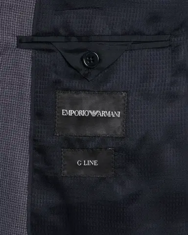 Emporio Armani Men's G Line Super 130s Pinwheel Sport Coat | Thumbnail 7 Emporio Armani Men's G Line Super 130s Pinwheel Sport Coat | Thumbnail 7